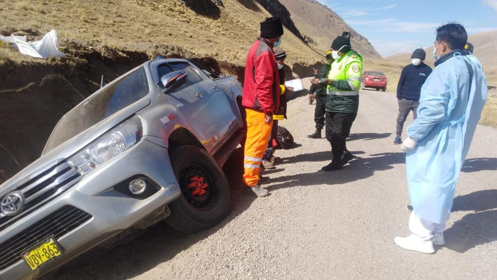 Carabaya Accidente De Tr Nsito En El Km De La V A Ajoyani Coasa