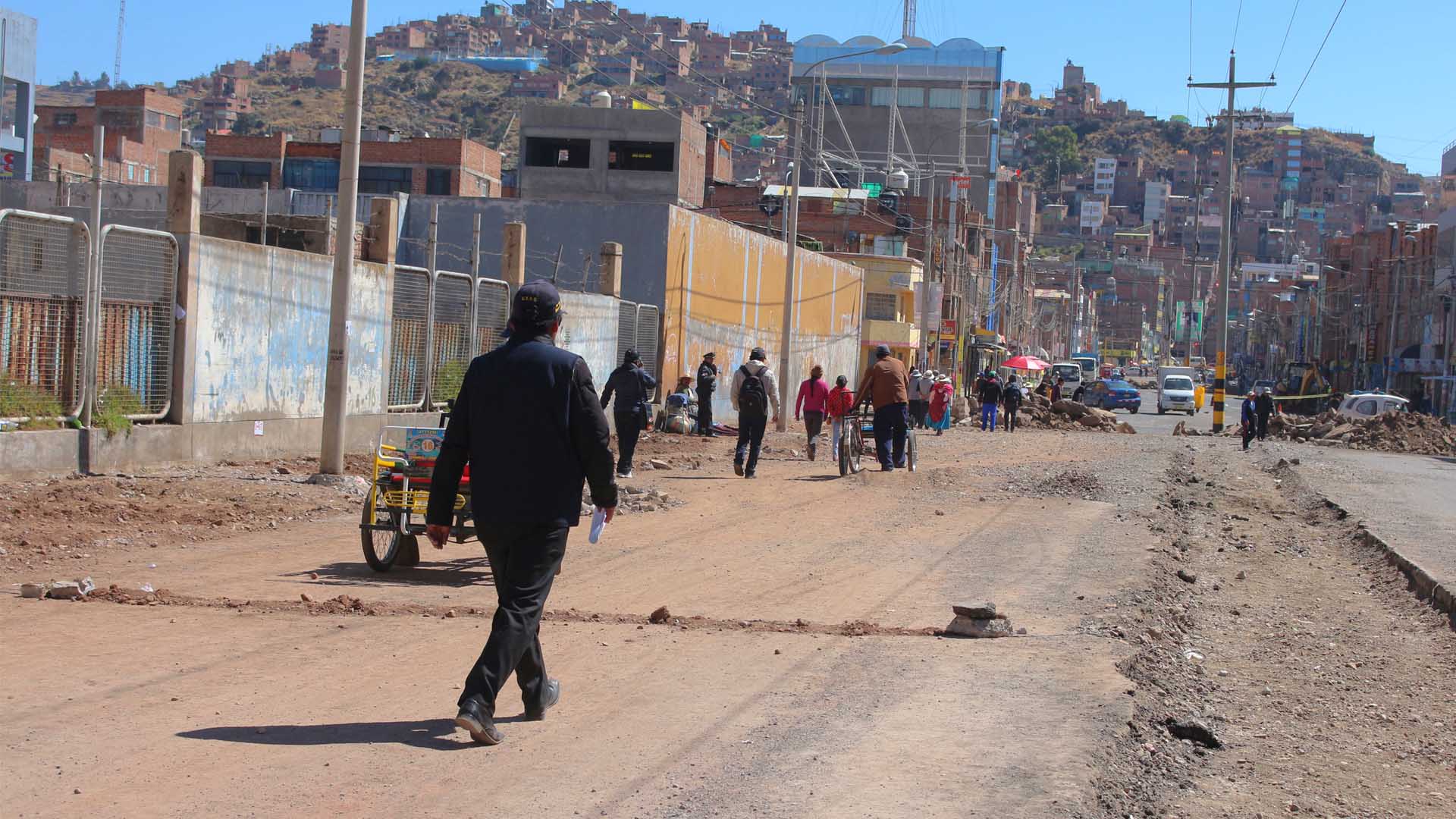 Esperan que obra de la avenida Simón Bolívar de Puno se concluya antes de la festividad “Virgen de la Candelaria 2020” - Radio Onda Azul