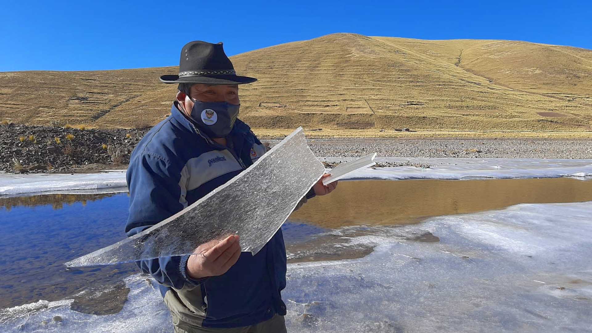Bajas temperaturas en Puno