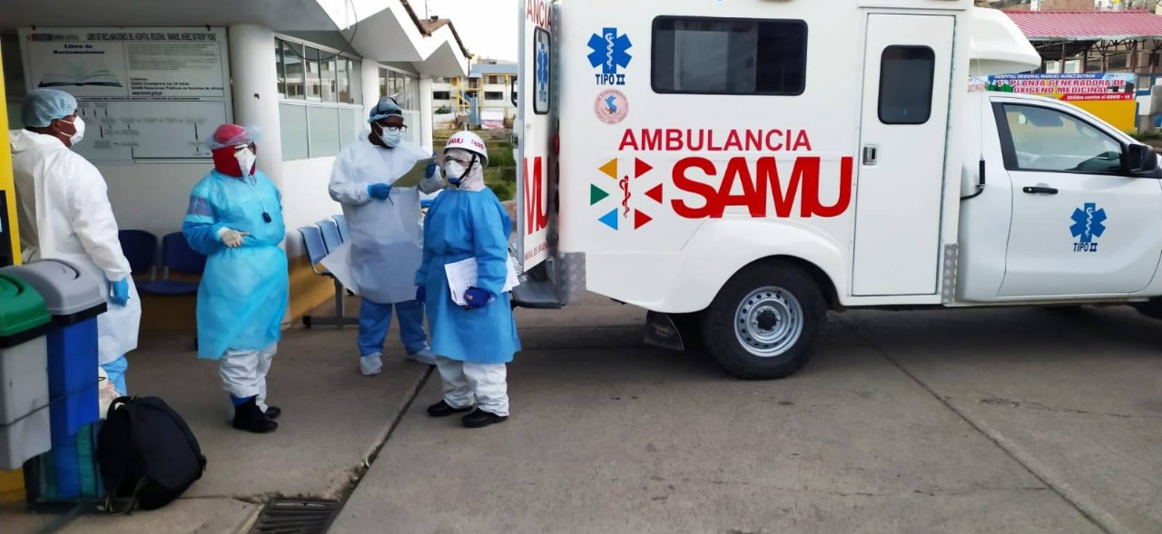 Ambulancias adquiridas para el SAMU
