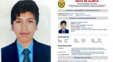 Álvaro Arosquipa, joven de 22 años desaparecido
