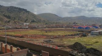 Obra del Hospital Regional en Jallihuaya