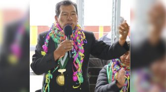 Alcalde de la Municipalidad Provincial de Melgar, Esteban Álvarez