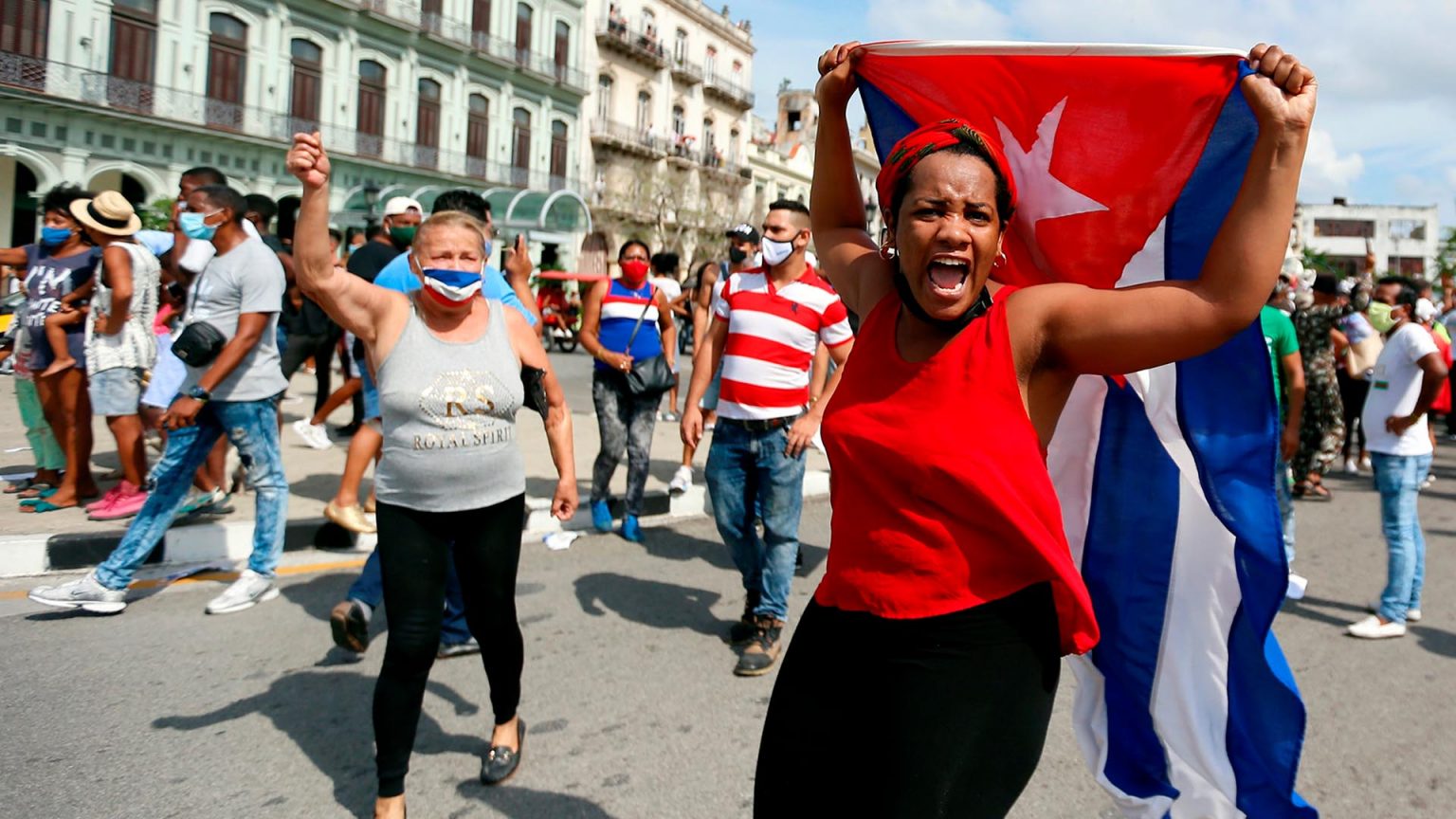 Manifestaciones En Cuba Por La Crisis Económica Que Vive El País ...