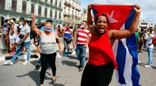 Manifestación en Cuba