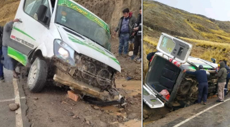Accidente de tránsito en la ruta Juliaca – Rinconada