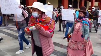 Pobladores de Ananea protestan en la ciudad de Puno