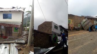 28 viviendas afectadas y damnificadas tras ventarrones en Sandia