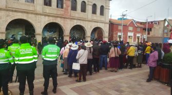 Protestas en Lampa contra la autoridad local