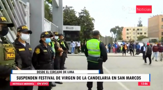 Suspenden Candelaria en Lima