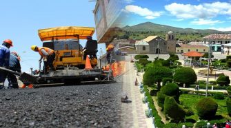 Construcción de pistas y veredas en Yunguyo