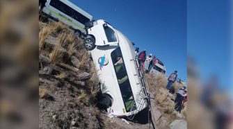 Accidente de tránsito en Pomata