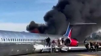 Avión se incendia en Miami