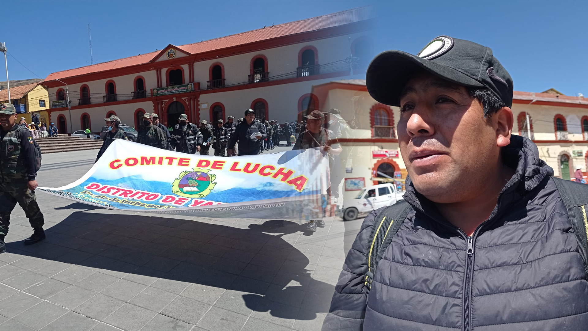Pobladores de Yanahuaya se movilizan en Puno