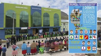 Debate de candidatos a la provincia de Chucuito