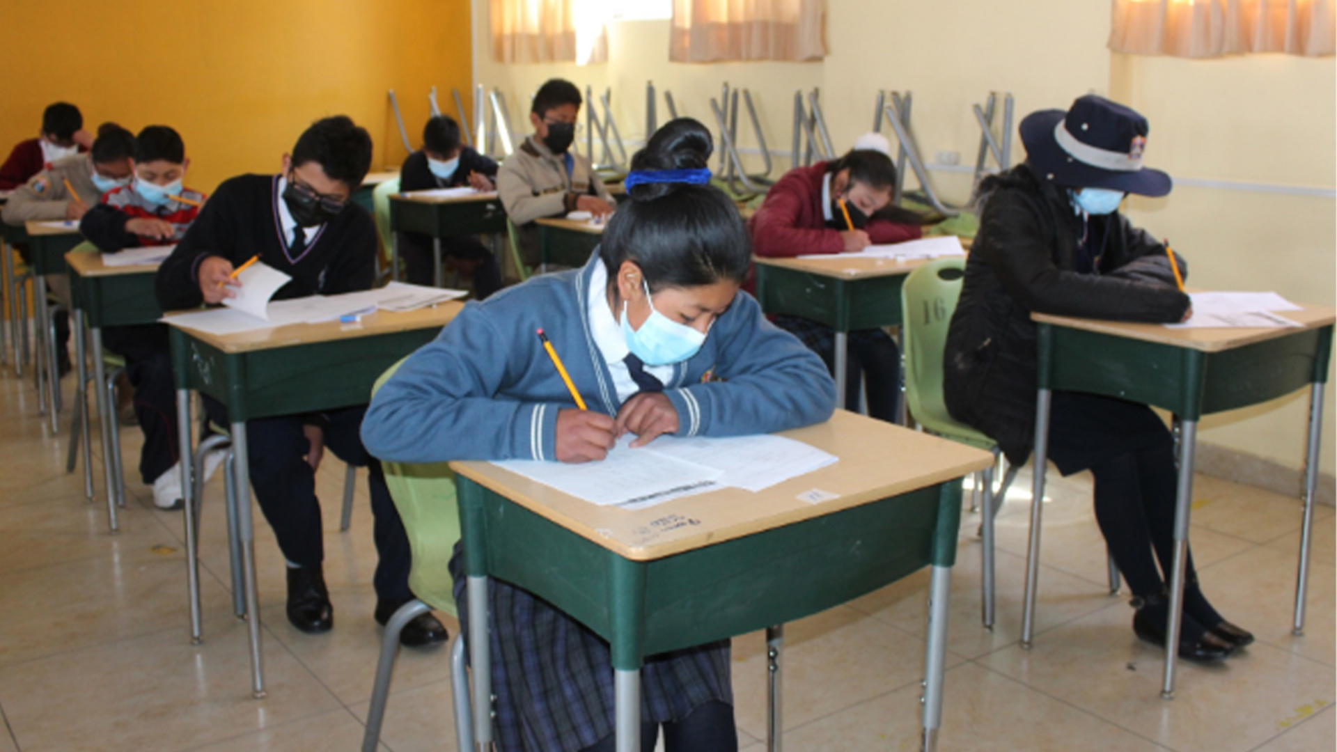 Escolares en Puno