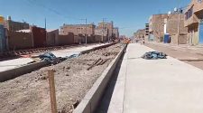 Construcción de la avenida Tambopata
