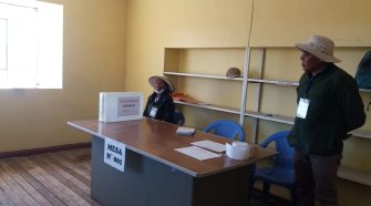 Elecciones en centros poblados