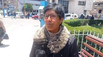 Carmen Hualla Muriel, presidente del Frente Único de Juliaca