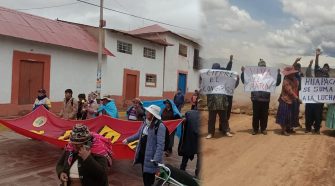 Protesta en Ayaviri