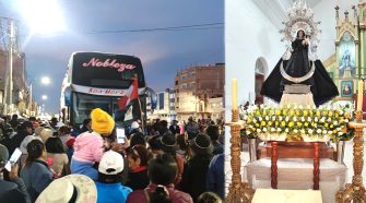 Piden a la Virgen de la Candelaria cuidar de la delegación que viaja a Lima