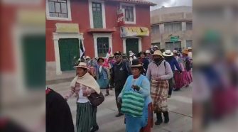 Pobladores de Lampa se trasladarán a Juliaca para protestar en contra del gobierno