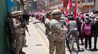 Protesta en Puno