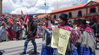 Protesta en Puno