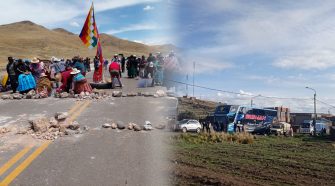 Bloqueo en la vía Puno – Tacna
