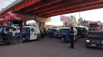 Congestionamiento vehicular Juliaca