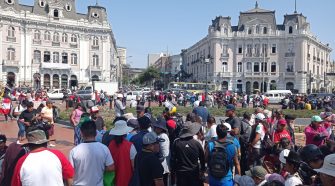 Manifestaciones en Lima