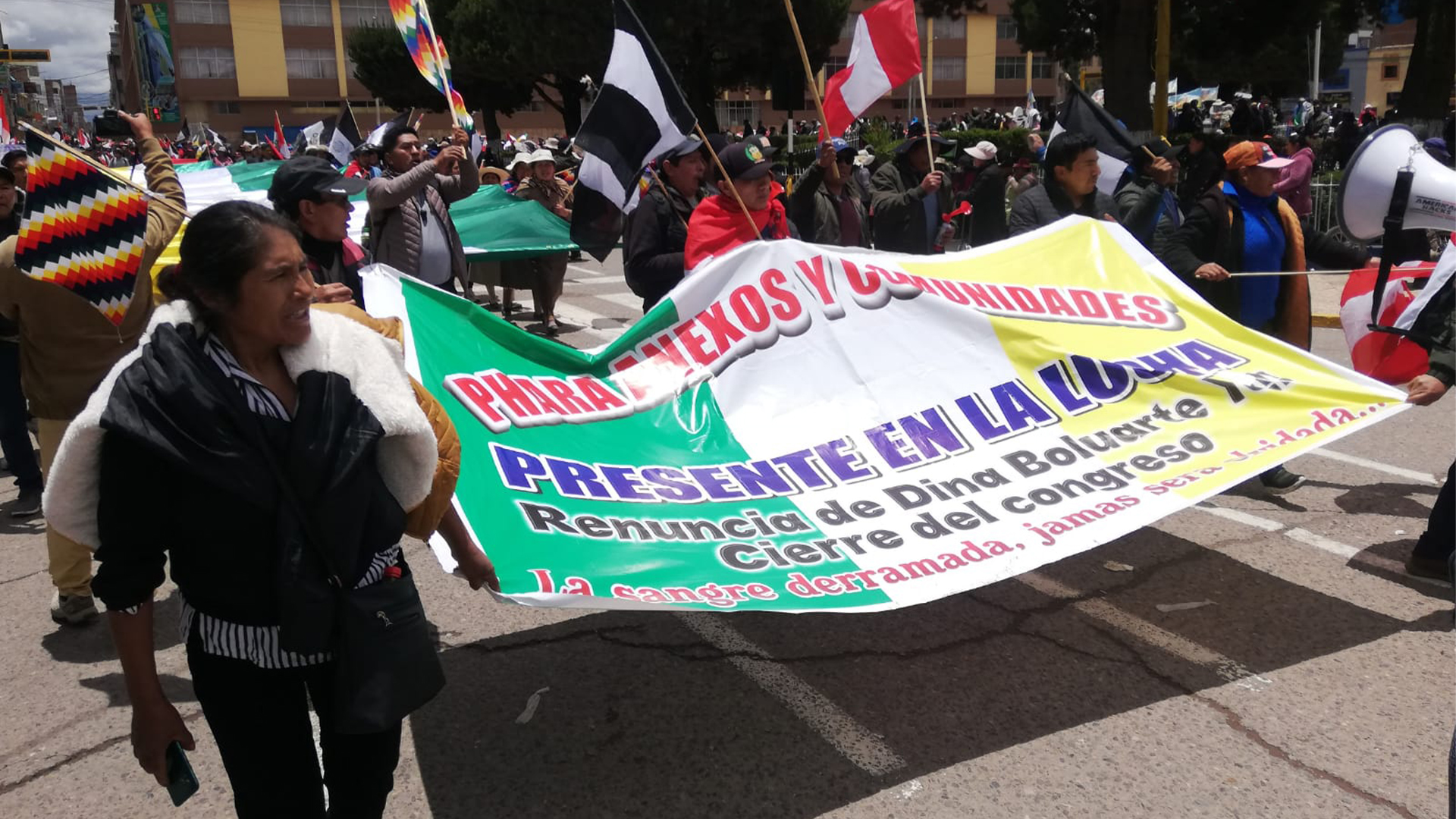 Más distritos de la zona norte del departamento de Puno se sumaron a la huelga indefinida