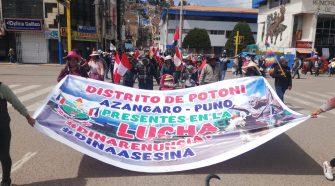Más distritos llegaron a Juliaca sumándose a la huelga indefinida contra el gobierno