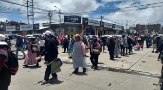 Protestas mercados de Puno