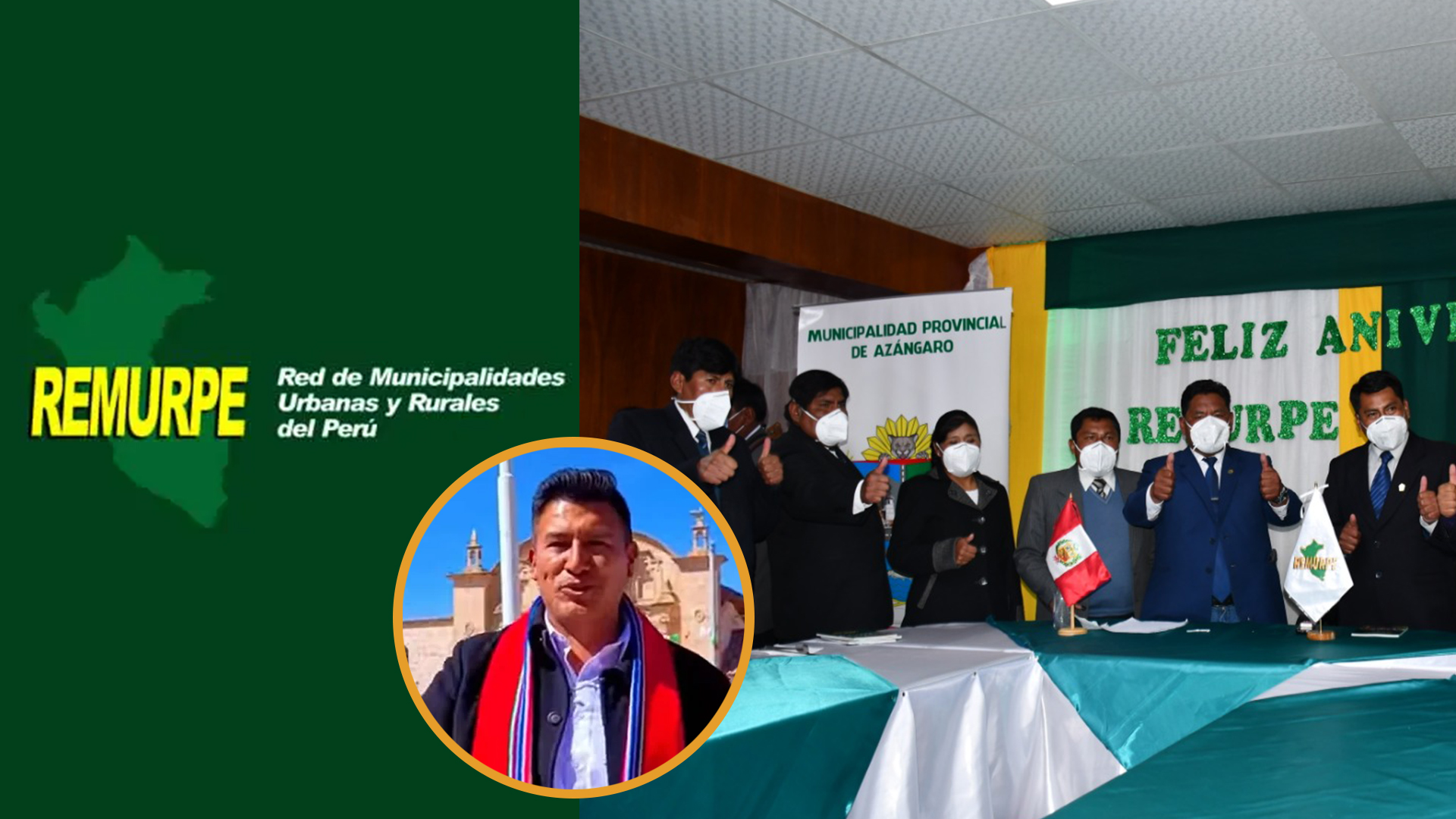 Alcalde de Azángaro anuncia que se presentará como candidato a la presidencia de REMURPE
