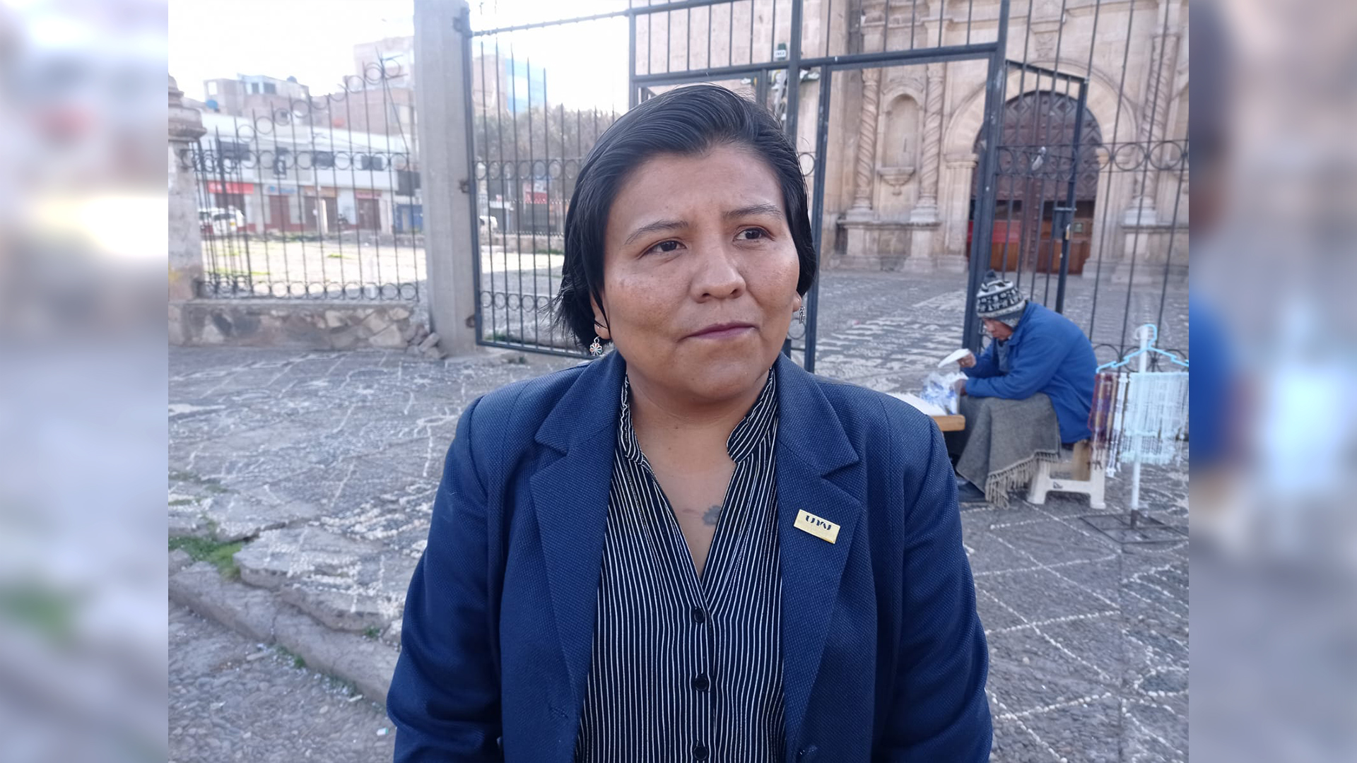 Diana Pasaca Apaza, integrante de la Red Interamericana de Mujeres