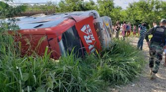 Accidente de tránsito cerca a Puerto Maldonado