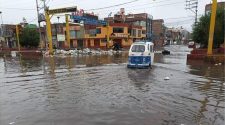 Calles inundadas en Juliaca