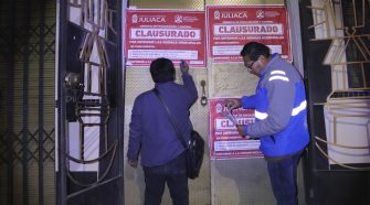 Clausuran local nocturno