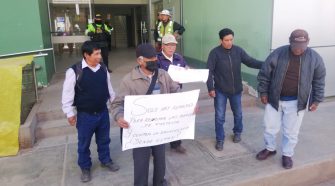 Protesta en la comisaria Juliaca