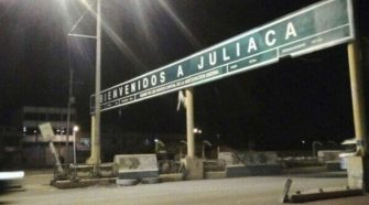 Toque de queda en la urbanización Santa Catalina de Juliaca
