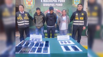 Desarticulan banda delincuencial Los Tecnológicos del Altiplano