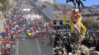 Protesta contra Dina Boluarte