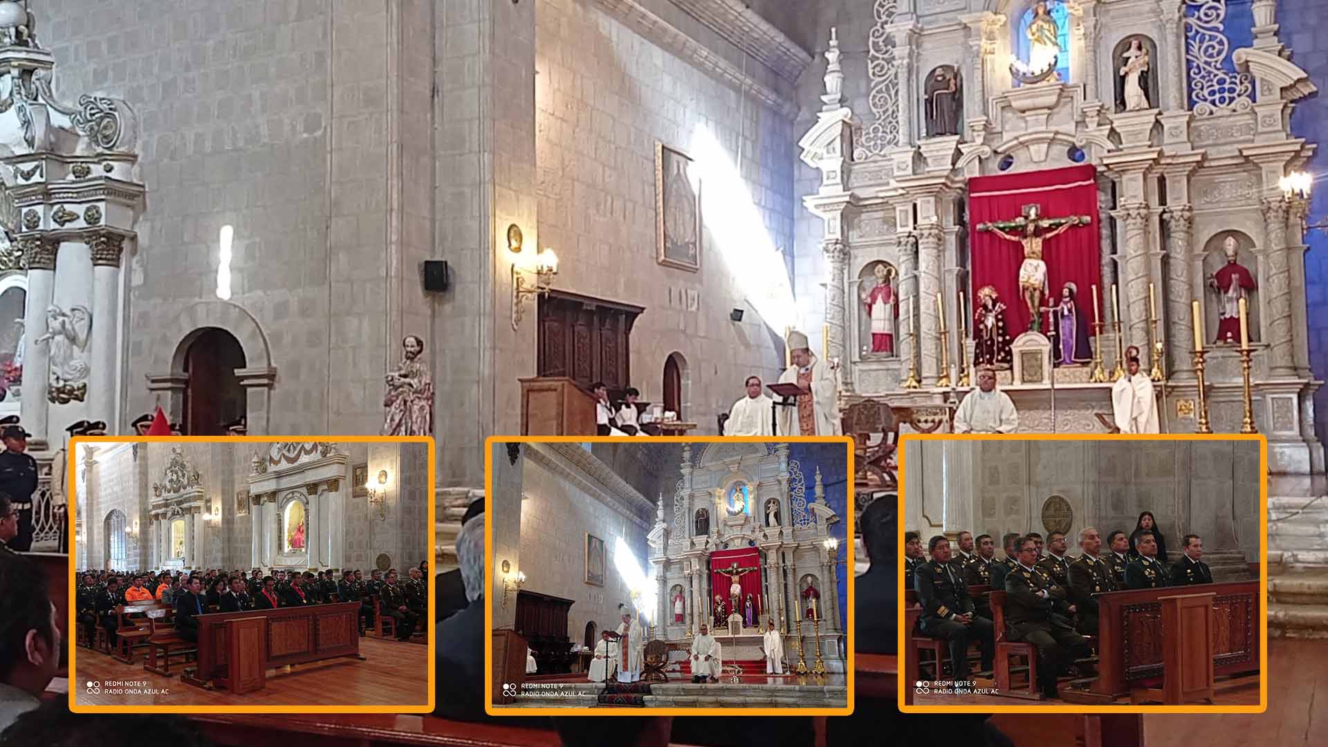 misa por los 202 años de la Independencia del Perú
