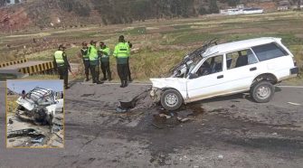 Accidente de tránsito en la ruta Huancané – Vilquechico