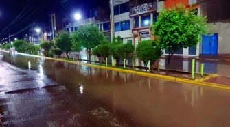 Precipitaciones pluviales afectan diversas calles