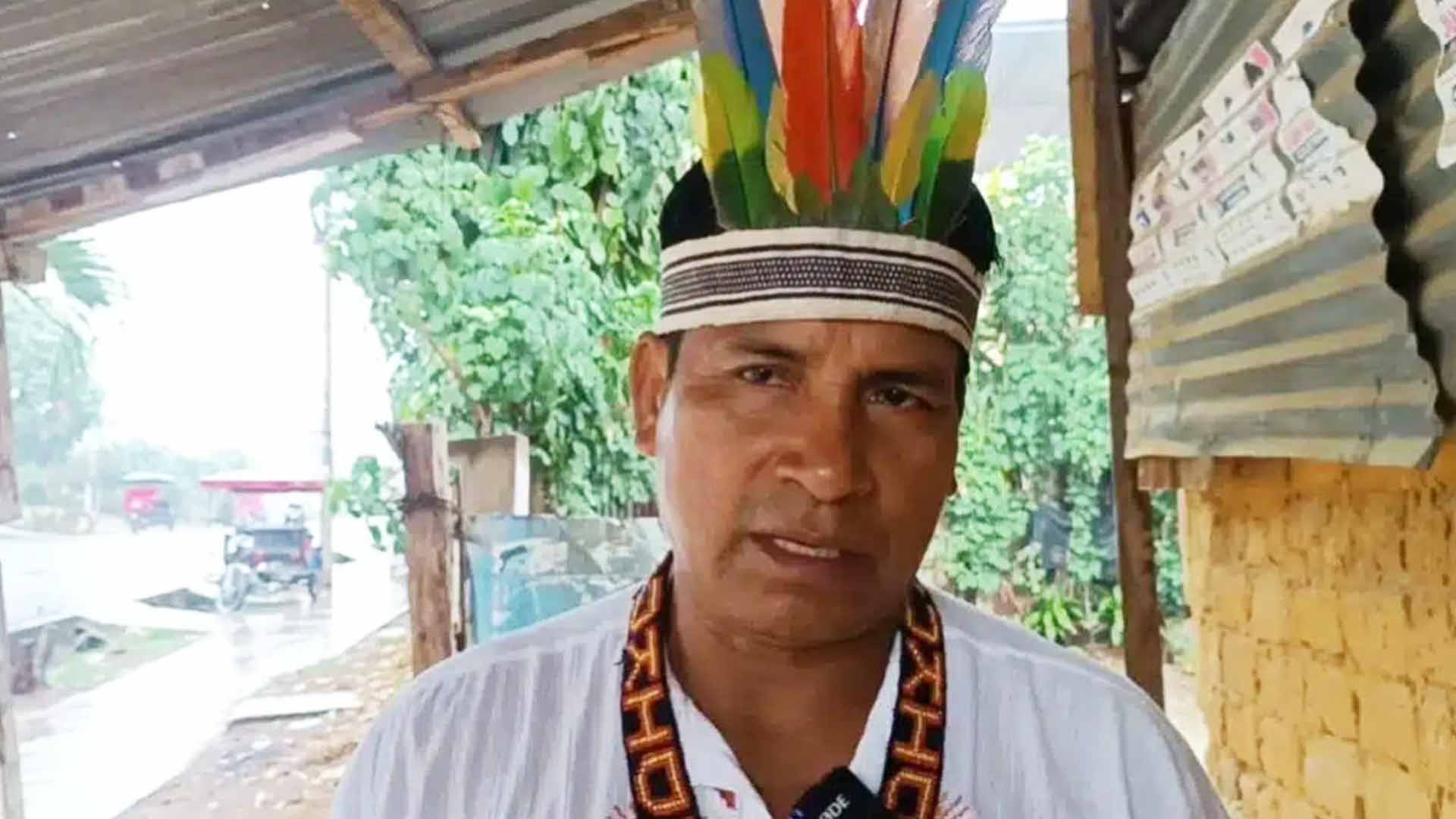Quinto Inuma Alvarado, lider kichwa
