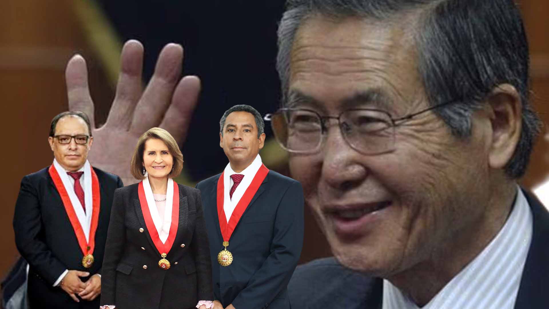 Magistrados que votaron a favor de liberar a Alberto Fujimori