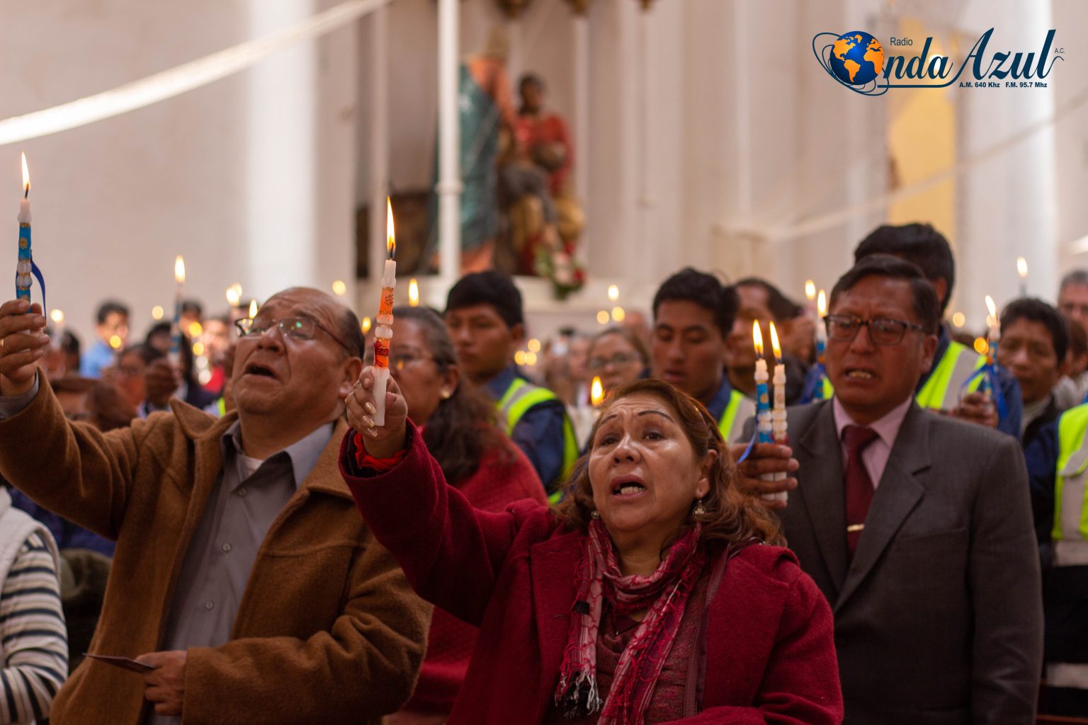 Foto: Sétima Misa de Novena en Honor a la Santísima Virgen de la ...