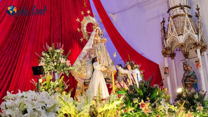 Fotos: Cuarta misa de novena en Honor a la Santísima Virgen de la ...